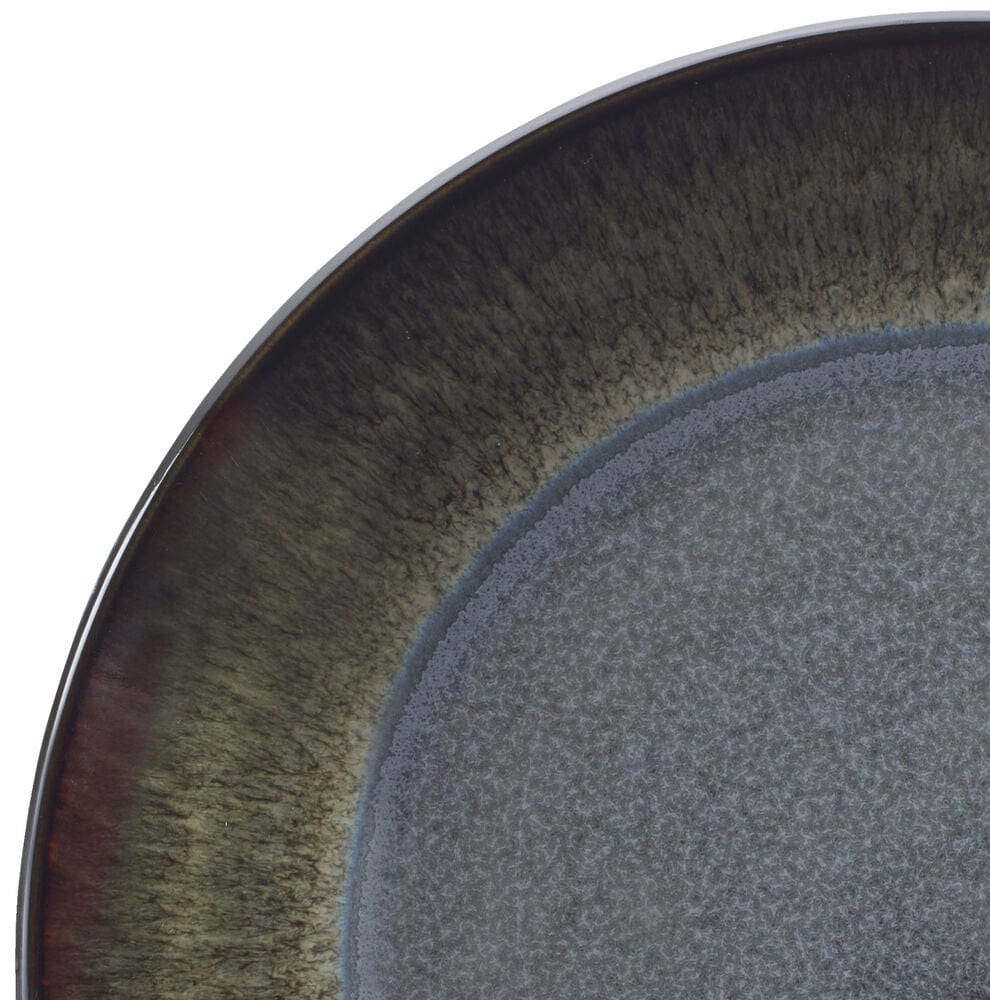 Monroe Gray 16 Piece Dinnerware Set, Service for 4