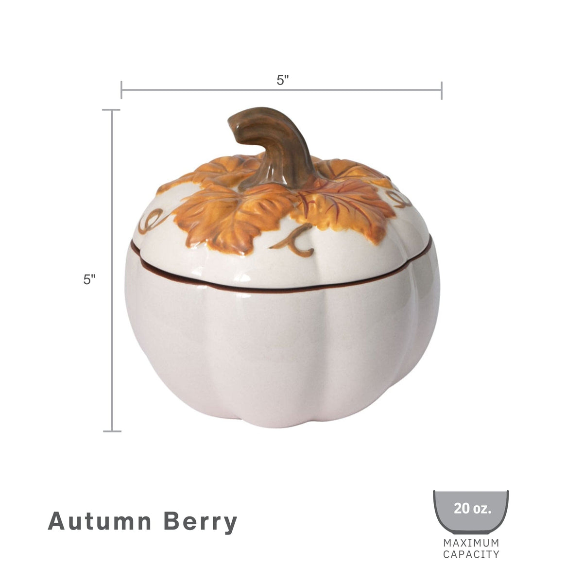 Autumn Berry™ Covered Pumpkin Bowl