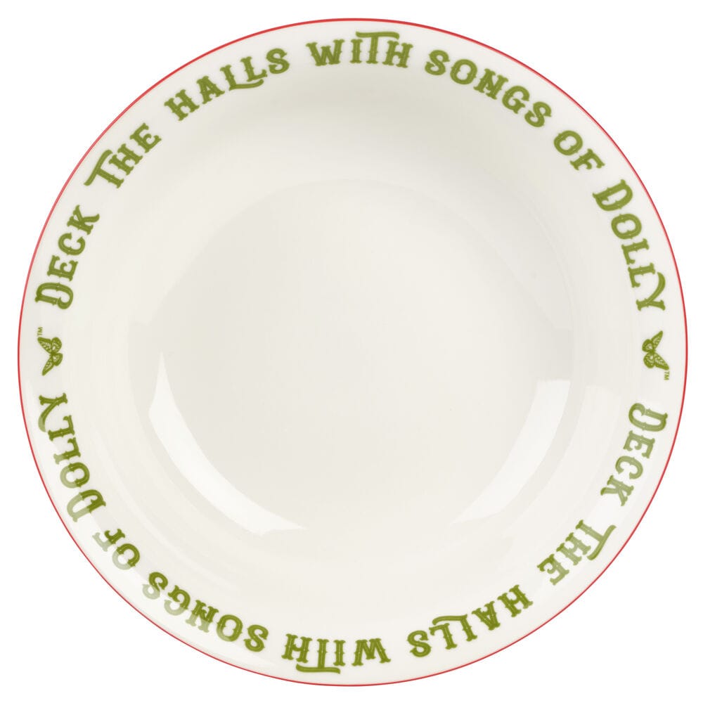 Dolly Parton Deck the Halls Serve Bowl