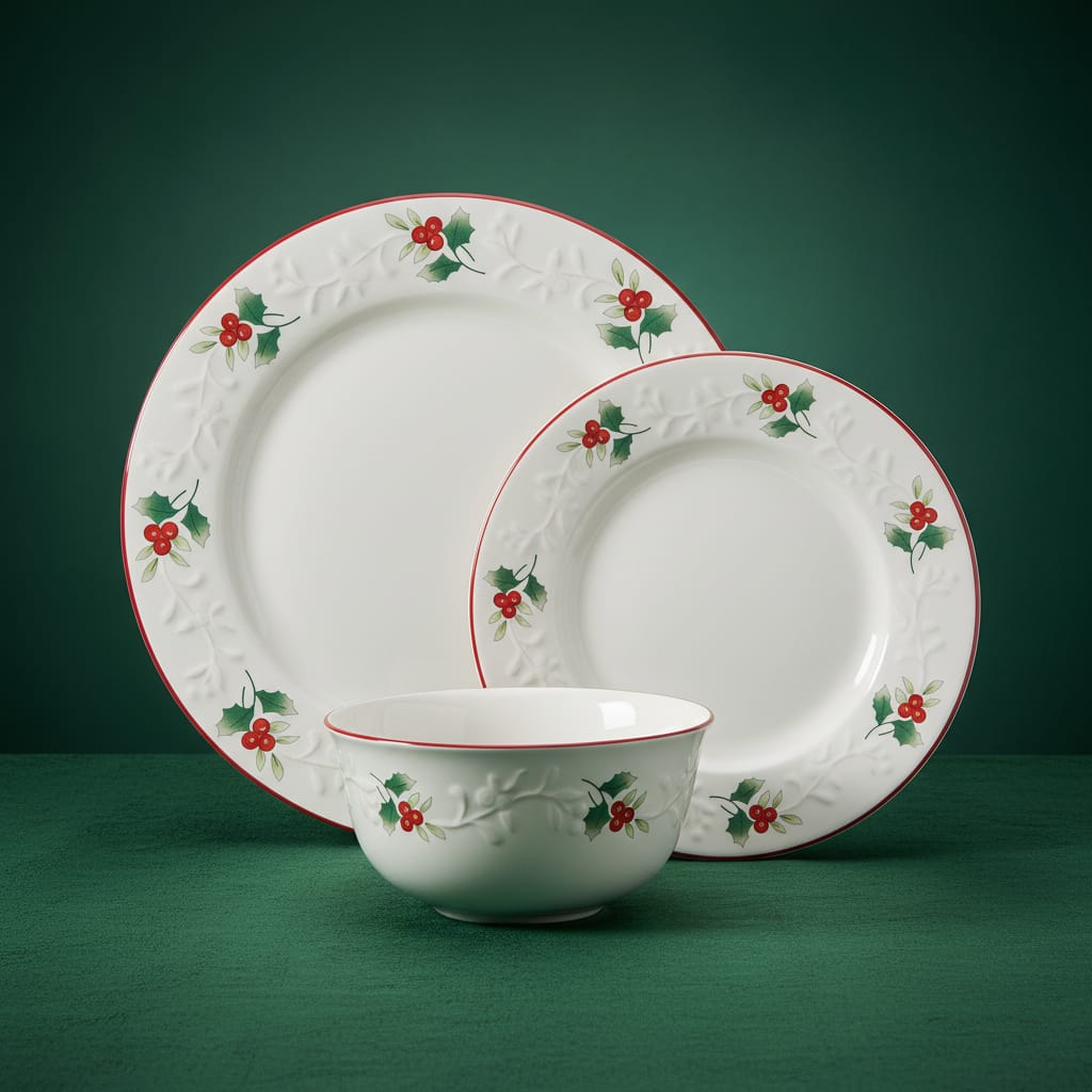 Winterberry® Charm 12 Piece Dinnerware Set, Service for 4