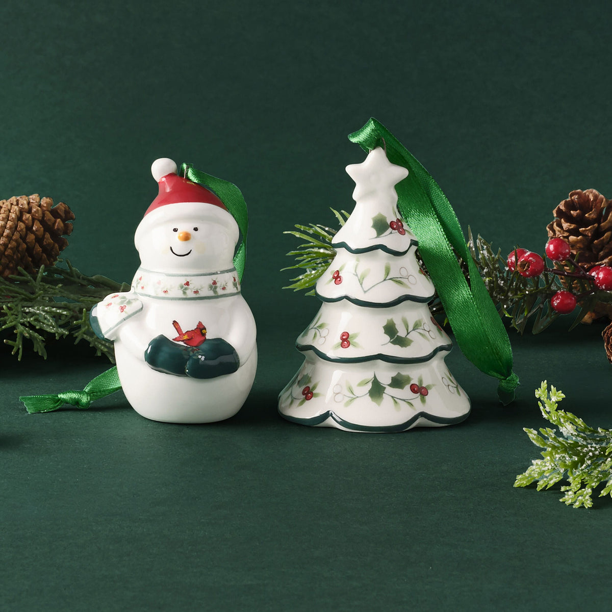 Winterberry® Set of 2 Ornaments