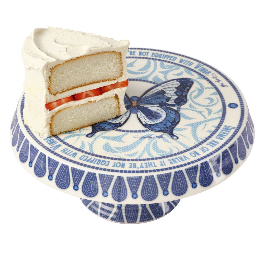 Dolly Parton Mosaic Butterfly Cake Stand