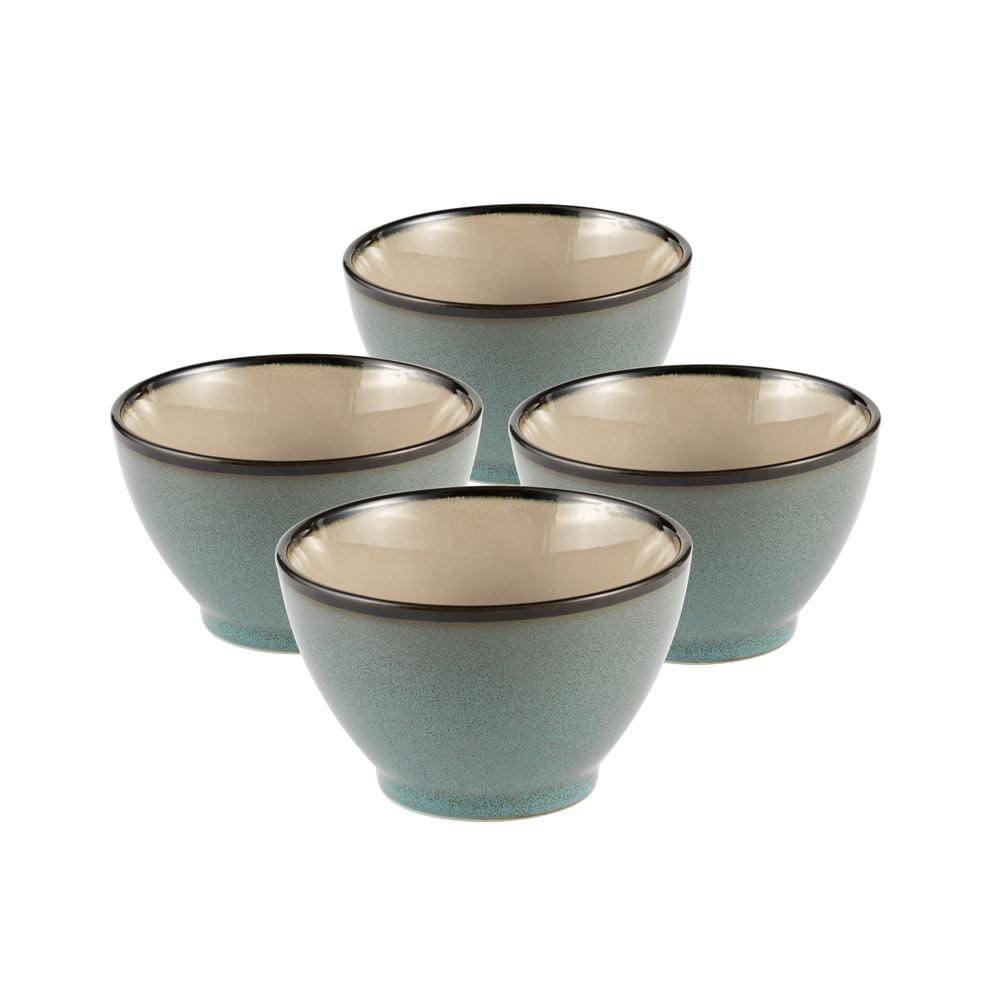 Gourmet Basics Belmont Blue Fruit Bowls, Set of 4