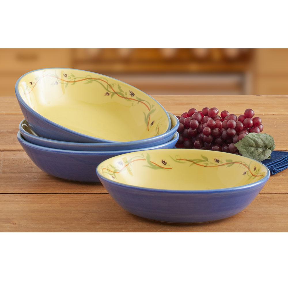 Pistoulet® Set of 4 Individual Pasta Salad Bowls