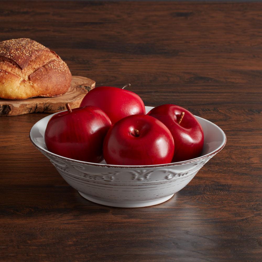 Trellis White Vegetable Serve Bowl