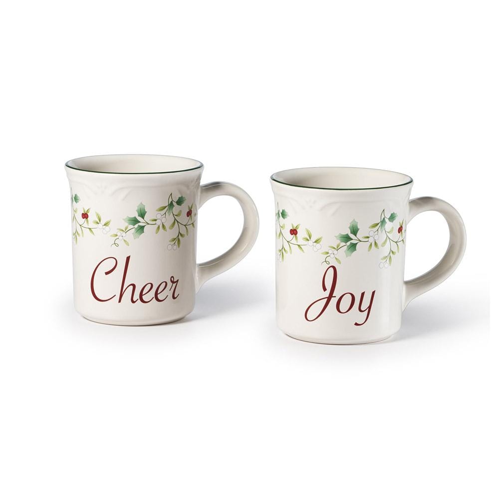 Winterberry® Set of 2 Sentiments Mugs