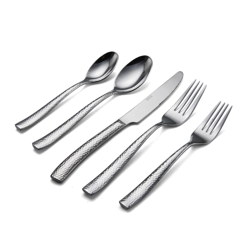 Texture 20 Piece Flatware Set, Service for 4