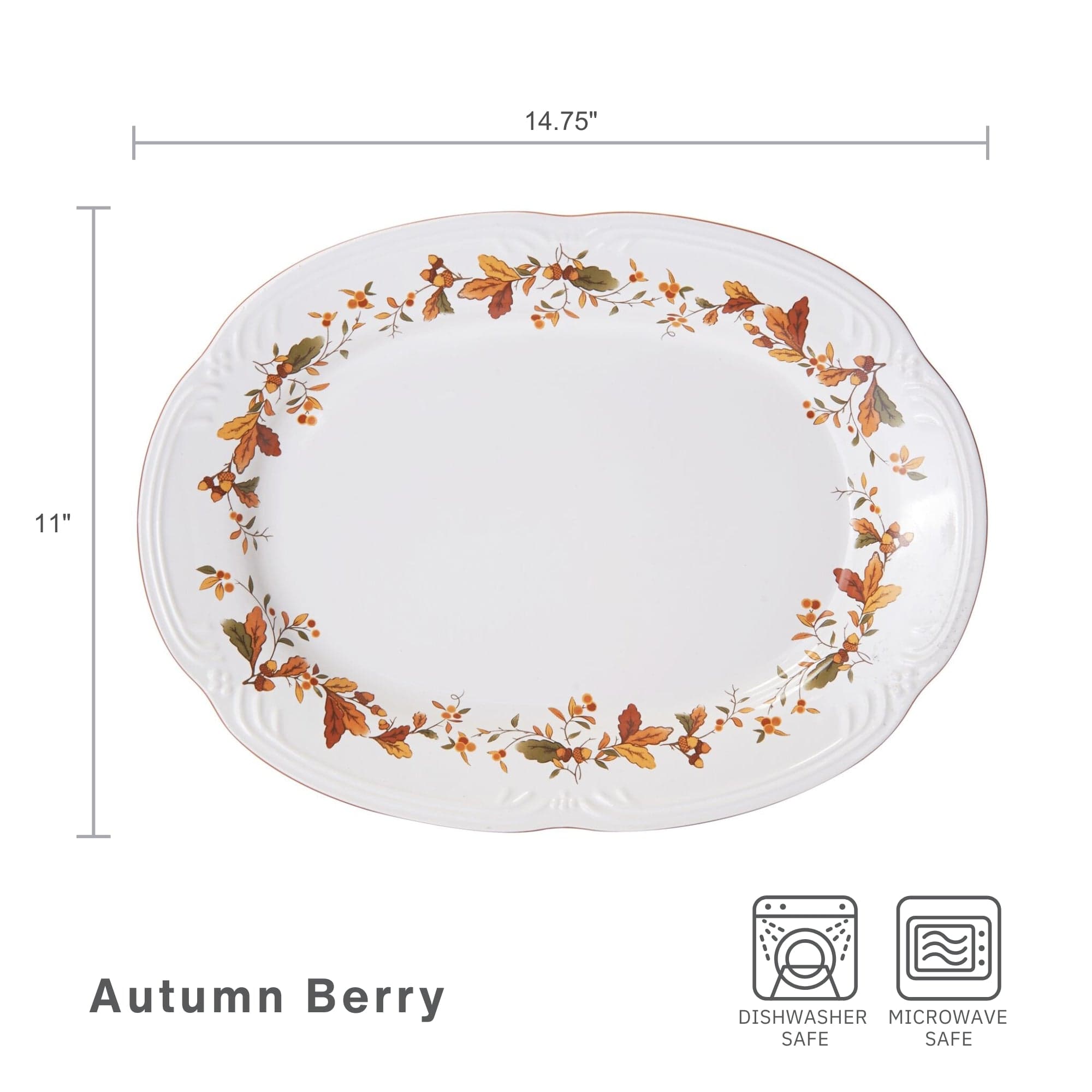 Autumn Berry™ Oval Platter