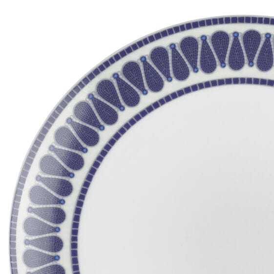 Dolly Parton Mosaic Blue Butterfly 12 Piece Dinnerware Set Service for 4