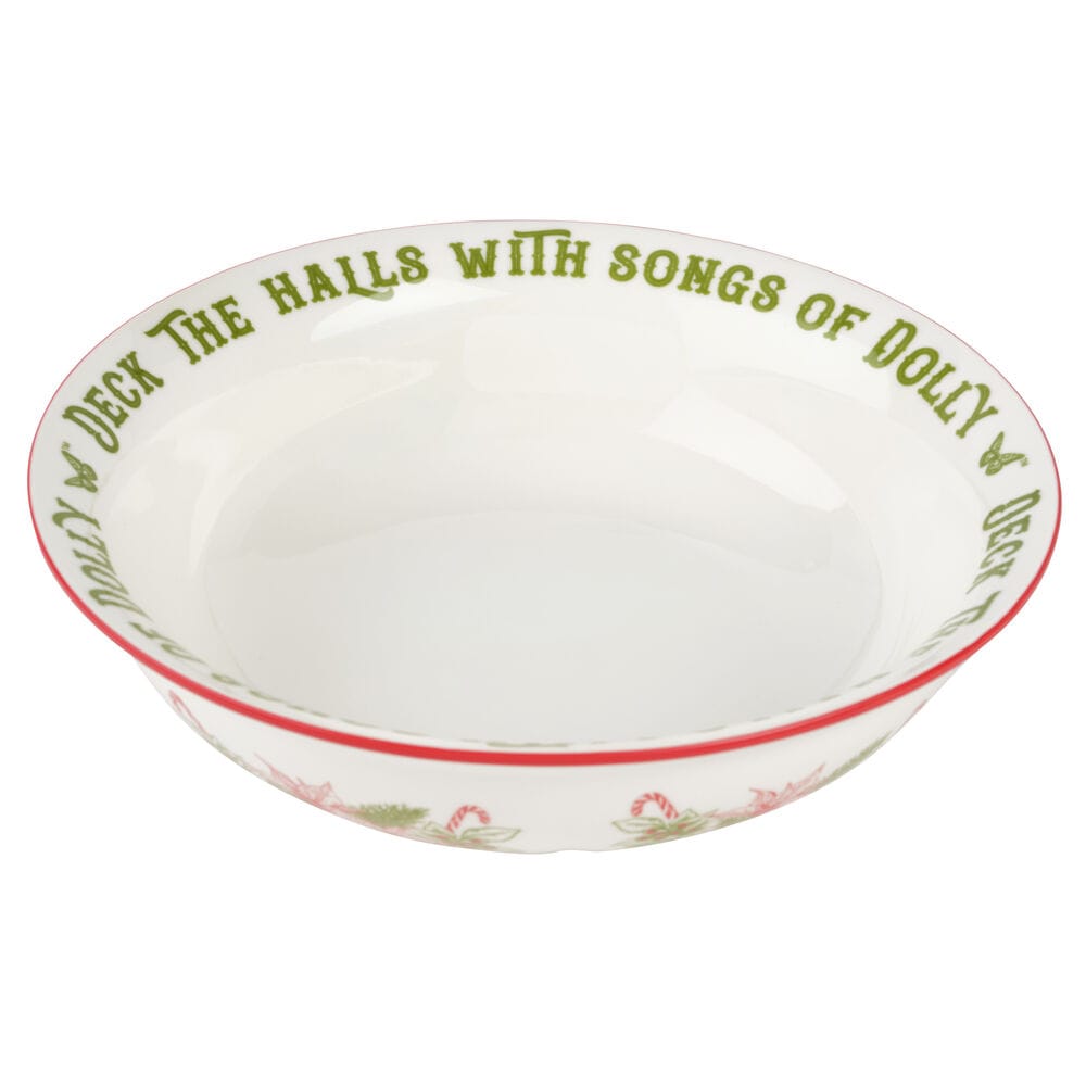 Dolly Parton Deck the Halls Serve Bowl