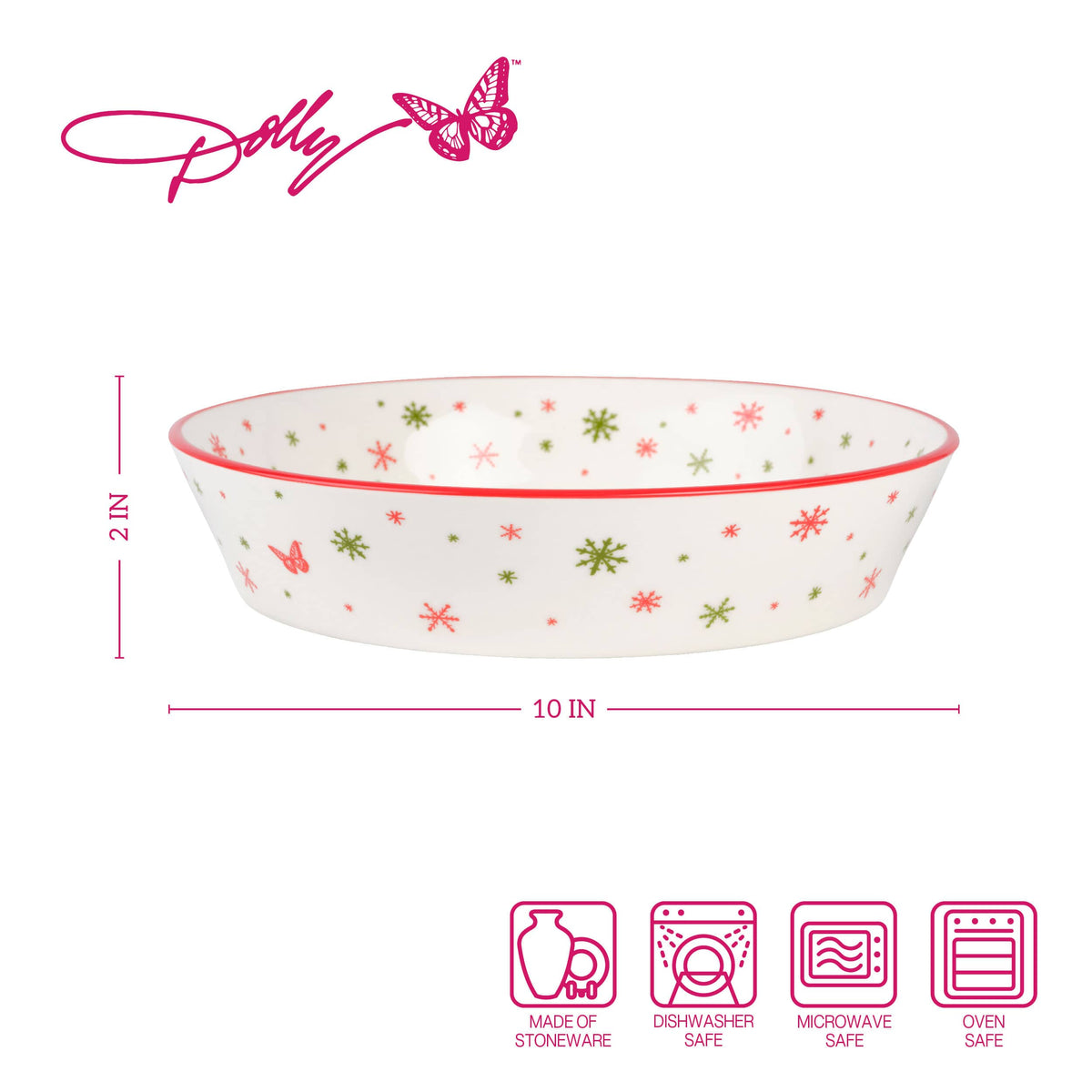 Dolly Parton Baking Spirits Bright Pie Plate