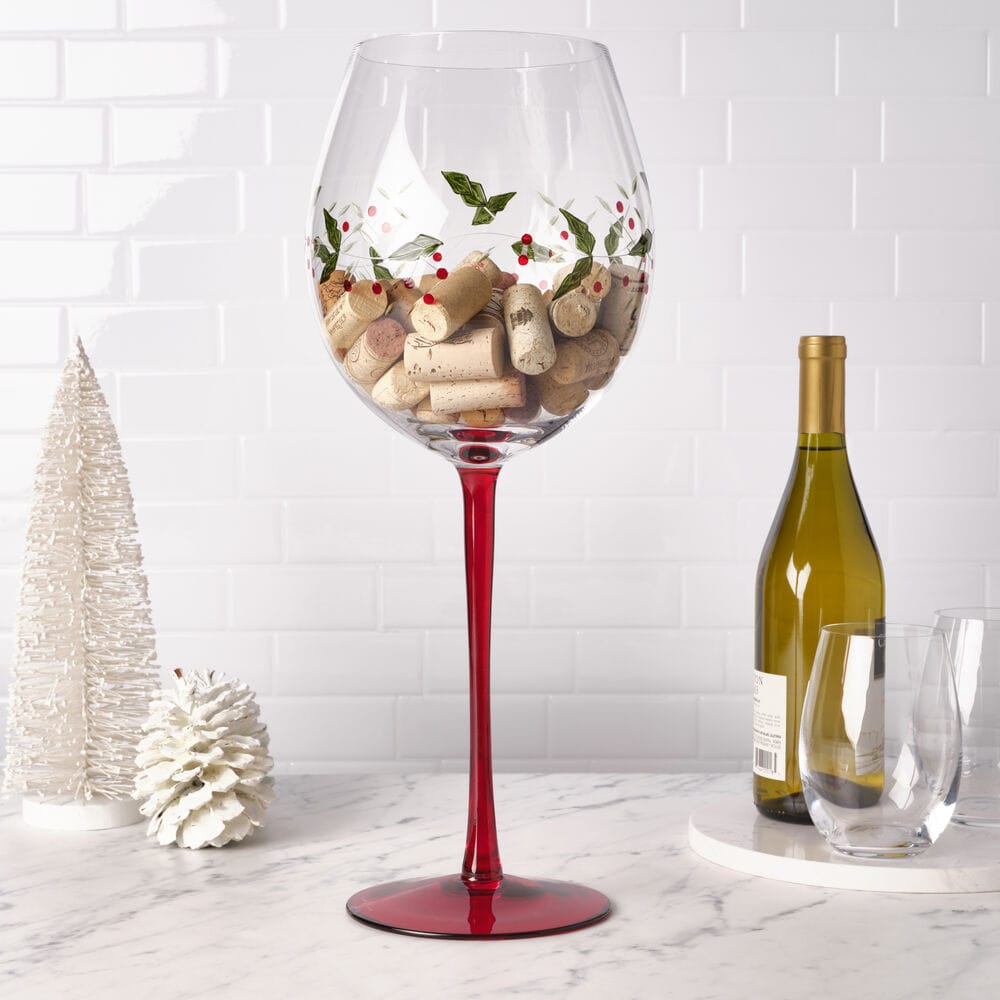 Winterberry® Giant Oversized Wine Glass, 17.75 IN