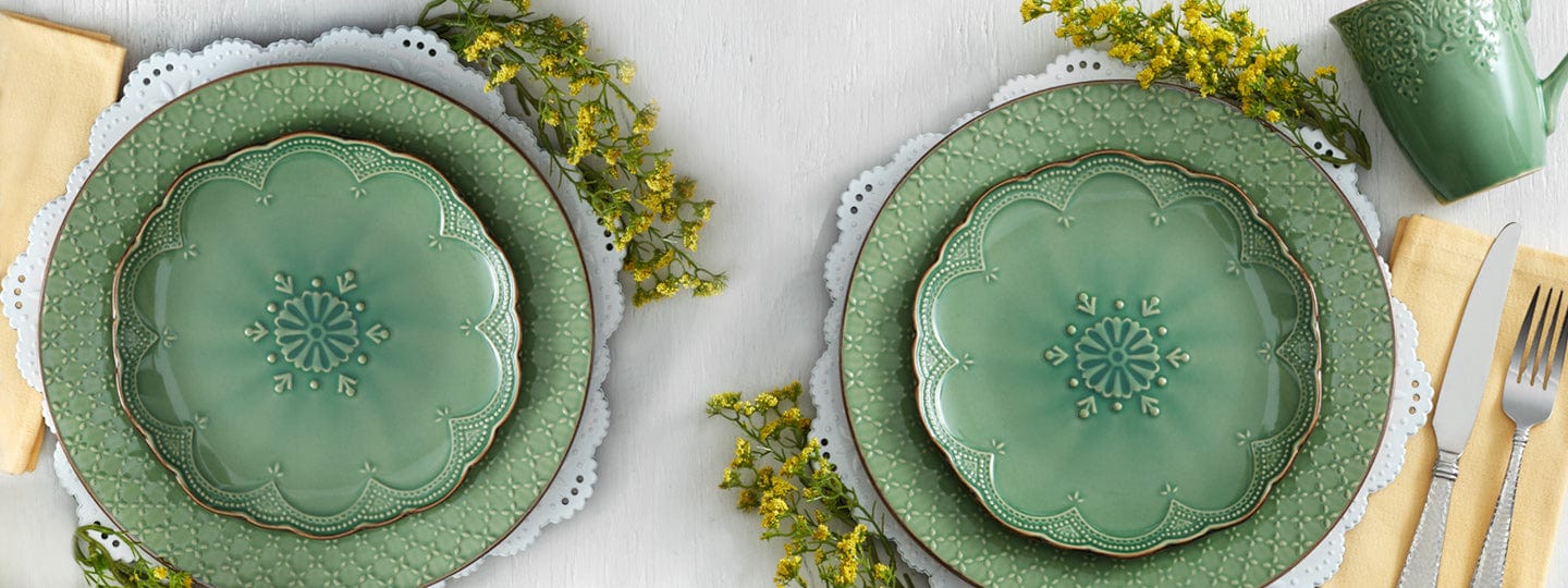 French Lace Green