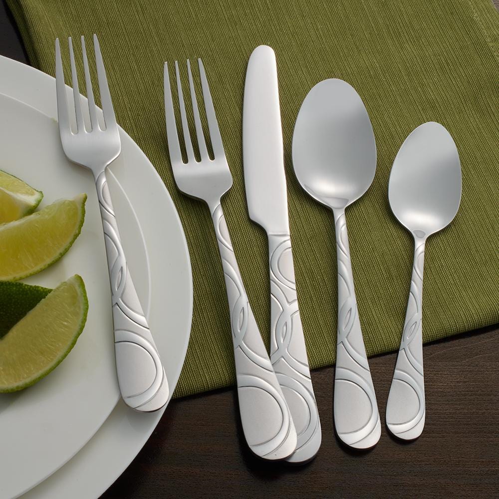 Garland Frost 67 Piece Flatware Set, Service for 12