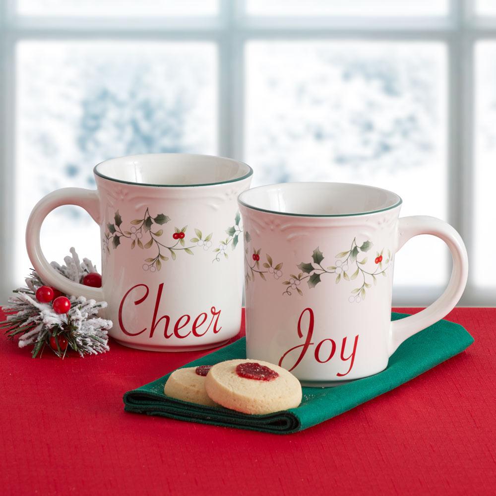 Winterberry® Set of 2 Sentiments Mugs